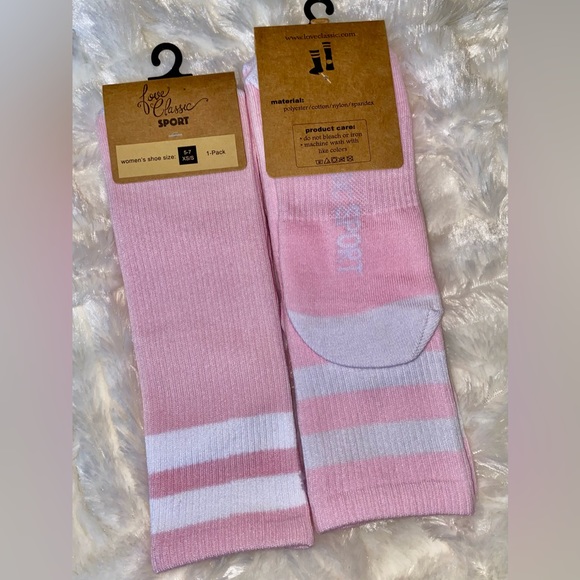 🩷SWEET PINK🩷Compression Knee High Athletic Style Socks 💞 - Picture 5 of 15